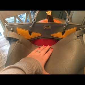 Monster face handbag- not real